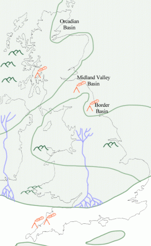 Devonian Palaeogeography of UK