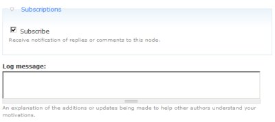 Subscription and notes