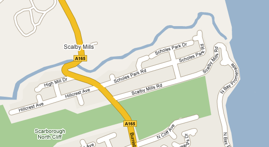 Map of scalby Map of scalby